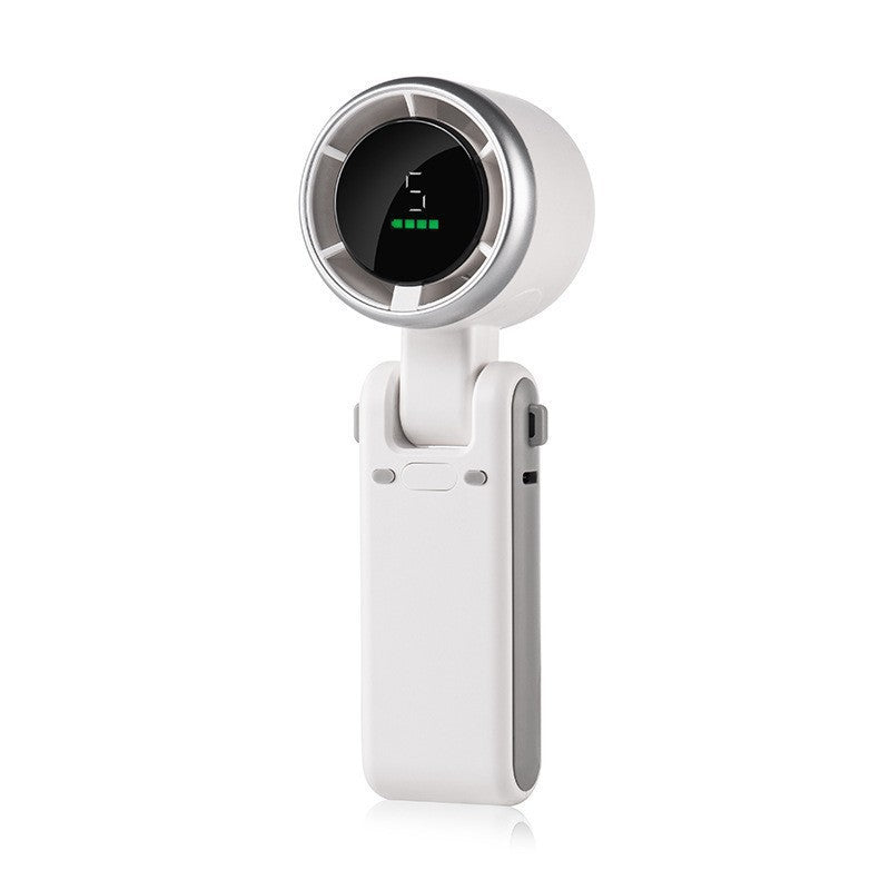 Chillport Folding Fan Digital Display, Pocket-Sized