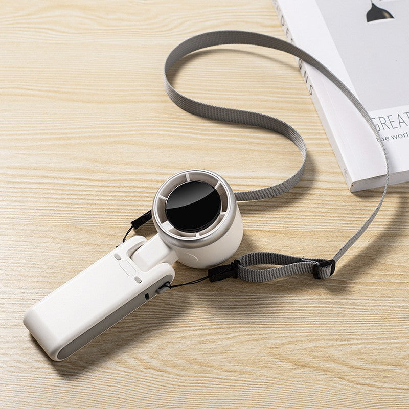 Chillport Folding Fan Digital Display, Pocket-Sized